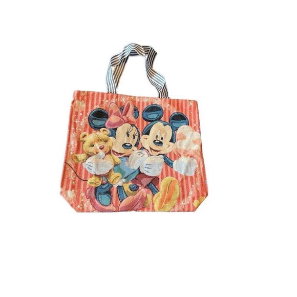 Disney Character Mickey and Minnie Mouse Tote - Picture 9 of 12